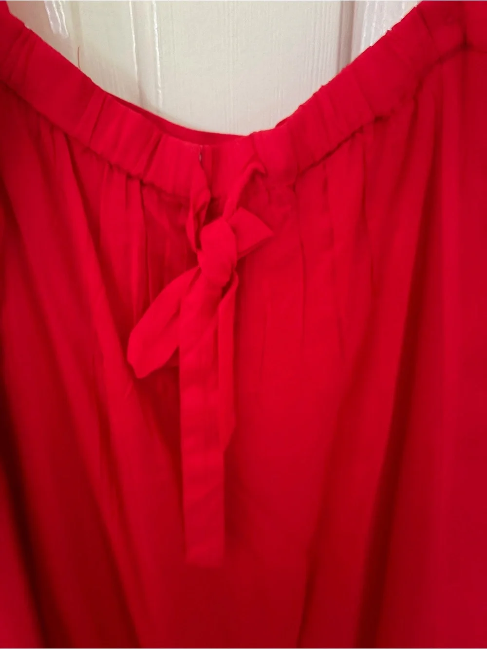 J. Crew red maxi dress